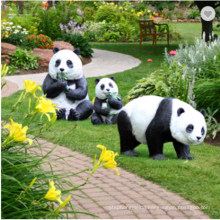Simulation Panda Large Fiberglass Sculpture for Outdoor Garden Villa Courtyard Landscape Decoration